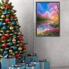 Diamond Painting-DIY Full Round Drill Mountains Fields Flowers(40*60CM)