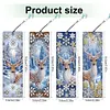 (US Local)Christmas Deer A5 Size Diamond Painting Notebook Set with 4Pcs Bookmark Gift