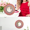 DIY Diamonds Painting Mirror Datura Special Shaped Crystal Drill Crafts Kit