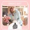 DIY Diamond Art Rhinestone Makeup Bag Crystal Transparent PVC Storage Pack Kit