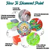 (US Local)6 Pcs Diamond Art Coasters Set DIY Diamond Painting Coasters Kits (Cat)