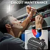 RGB LED Flashlight Rechargeable Flashlight 680 Lumens Work Light with Side Light