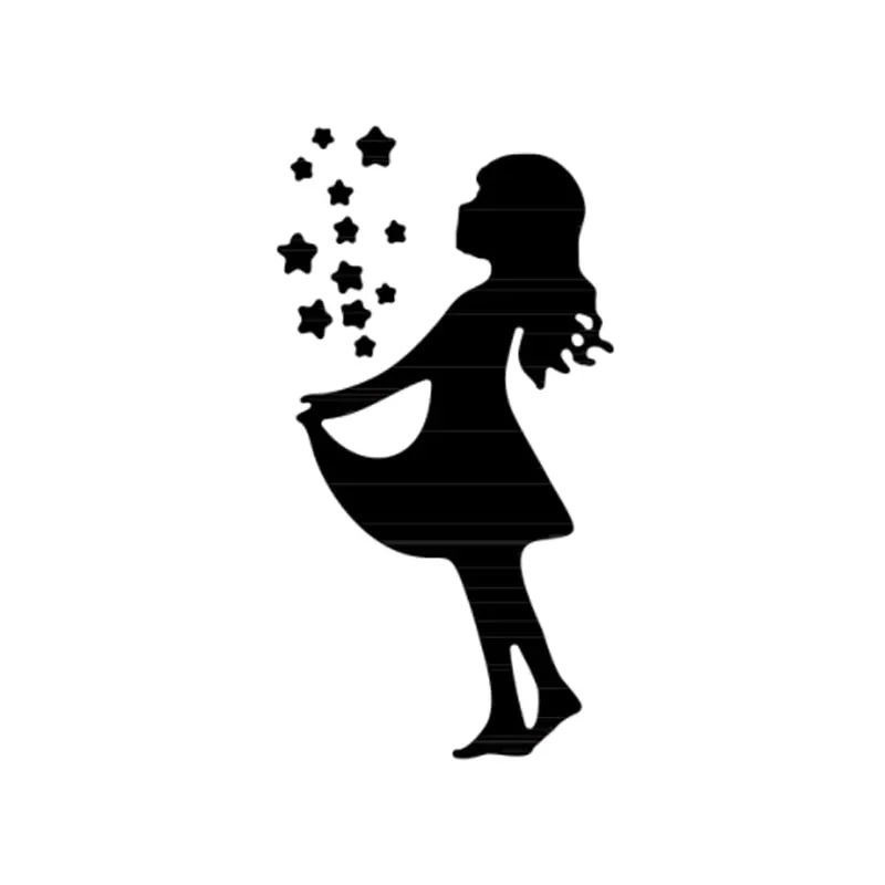 Little Girl Star Metal Cutting Dies for DIY Scrapbook Embossing Album Paper Card Craft Folder Decorative 2021 New