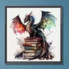 Flying Dragon In Book-Paint by Numbers Acrylic Paintingg 40*40CM(Watercolor)(HOT)