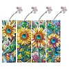 DIY 4Pcs Animal-Diamond Painting Bookmark