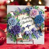 6Pcs Diamond Painting Birthday Theme Greeting Cards Congratulations Cards & Gifts