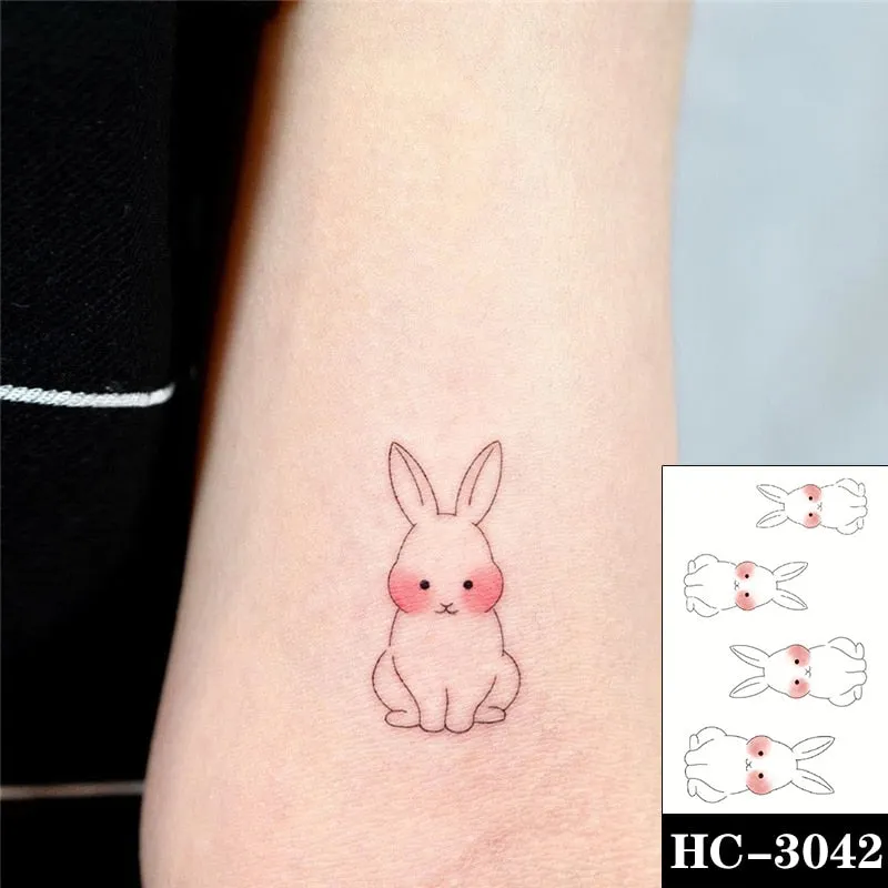 Holding Hands In Love Stickers Hand Heart Tattoo Body Art Makeup Waterproof Temporary Women and Men Fake Tatoo