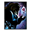 Magic Rose - 11CT Stamped Cross Stitch - 40*50cm - Disney Halloween