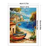 Boat - 9CT Partial Beaded Cross Stitch Kit(30x40cm)