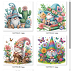 (US Local)4Pack Goblin-Special Shaped Diamond Painting Kit(30x30cm)