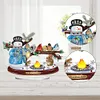 Acrylic Special Shaped Double Sided Effect Christmas Theme Desktop Diamond Art Kit