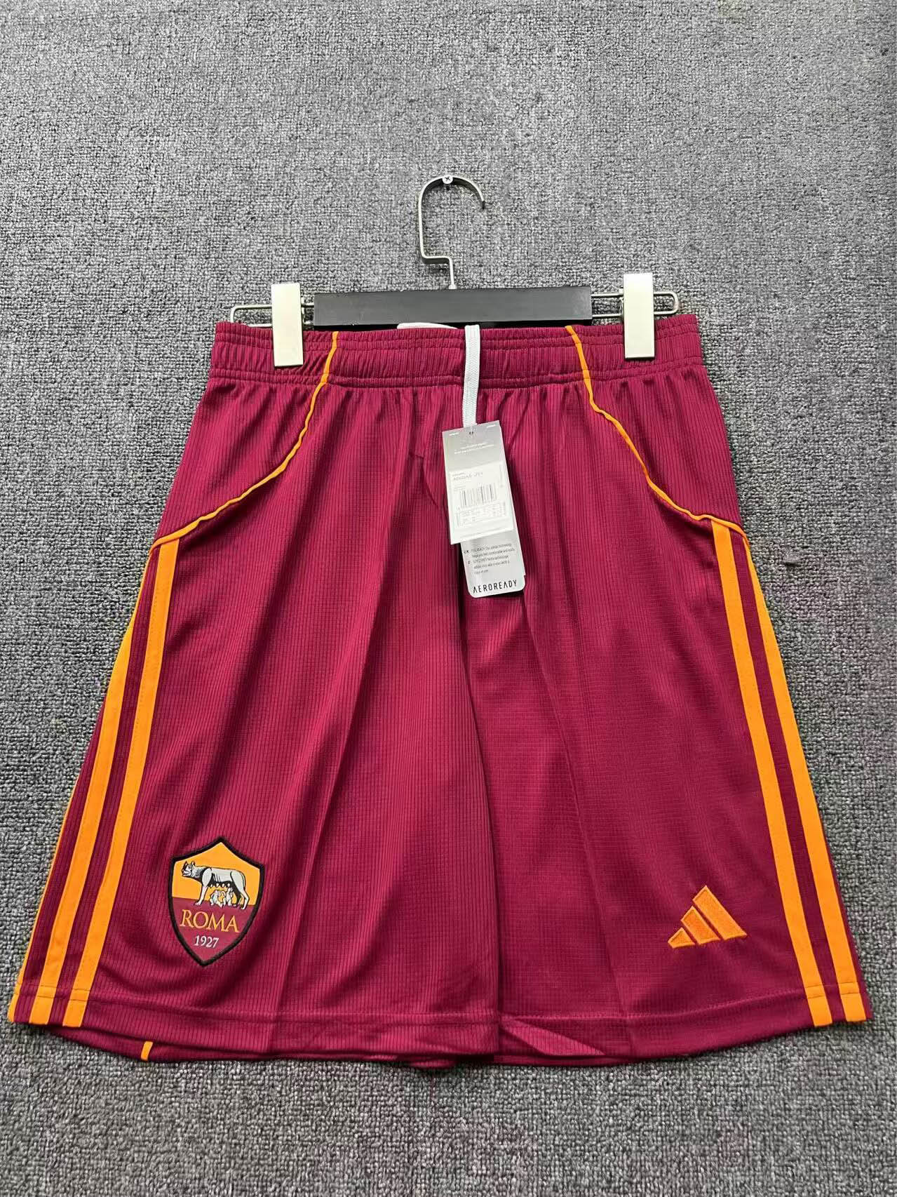2025-2026 Shorts AS Roma Home Football Shirt 1:1 Thai Quality Maxi Kit