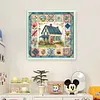 (Stamped/Counted) Landscape-11CT Cross Stitch 50*50cm/19.69*19.69in