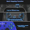 Noiposi Wireless Pro Controller for Nintendo Switch/Switch OLED/Switch Lite, Switch Controller, Wireless Gamepad for the Zelda ,Turbo & Auto Function, Back Mapping ,Rechargeable 650mAh Battery, Long Playing Time (Blue)
