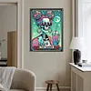 Diamond Painting -5D Full Round Drill Hipster Skull(40x50cm)