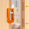 Door Hinge Jig Hinge Mortiser Hinge Router Template for 3in to 5in Hinge(Orange)