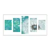 Diamond Painting -DIY 5-pictures Combination Round Drill Dandelion
