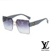 Modne kwadratowe okulary LV