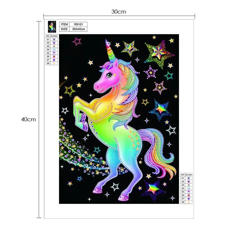 Diamond Painting - Special Shaped Drill - Horse(30*40cm)