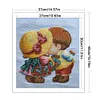 Couple - 9CT Partial Beaded Cross Stitch Kit (27x30cm)