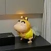 Nobita Shizuka Crayon Shin-chan COS Bee Night Light Luminous Trendy Doll Desktop Ornament Doll Gift
