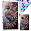 >SALE<5D DIY Full Round Drill Diamond Painting Flowers and Birds Kit Home Decor40x70cm