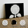 DIY Pearl Painting Sunflower for Home Wall Decor with Frame(20x30cm)