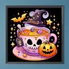 (US Local)Halloween Tea-Full Round Diamond Painting(40x40cm)