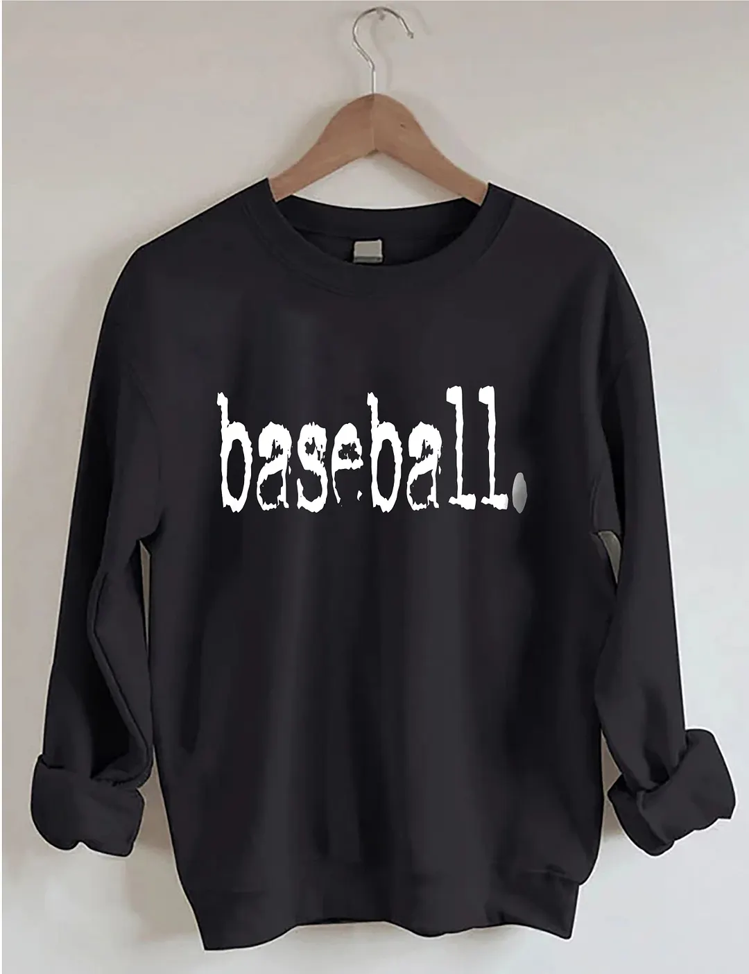 Baseball Typography Design Sweatshirt