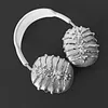 Silver Spine Original Design 3D Printing AirPods Max Apple Earphone Case
