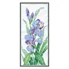 Flower - 9CT Partial Beaded Cross Stitch Kit(17x42cm)
