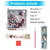 Lily Dress Elegant Girl-Partial Special Shaped Diamond painting 30*30CM