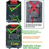 12V-72V LED Mini Pocket Work Light 2 Modes Repair Lighting Floodlight No Battery