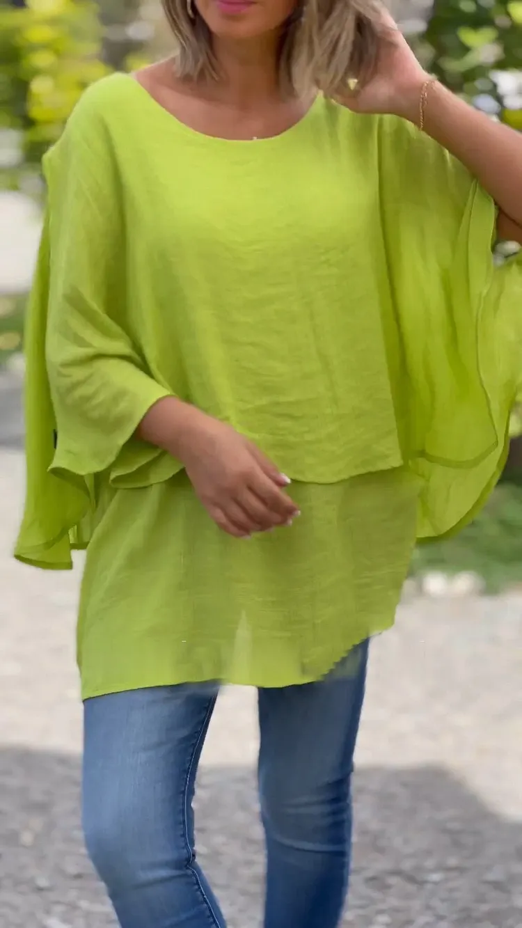 Chiffon Irregular Top (Buy 2 Free Shipping)