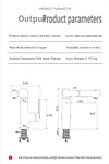Rotating robotic arm washbasin faucet bathroom vanity sink hand basin hot and cold water faucet