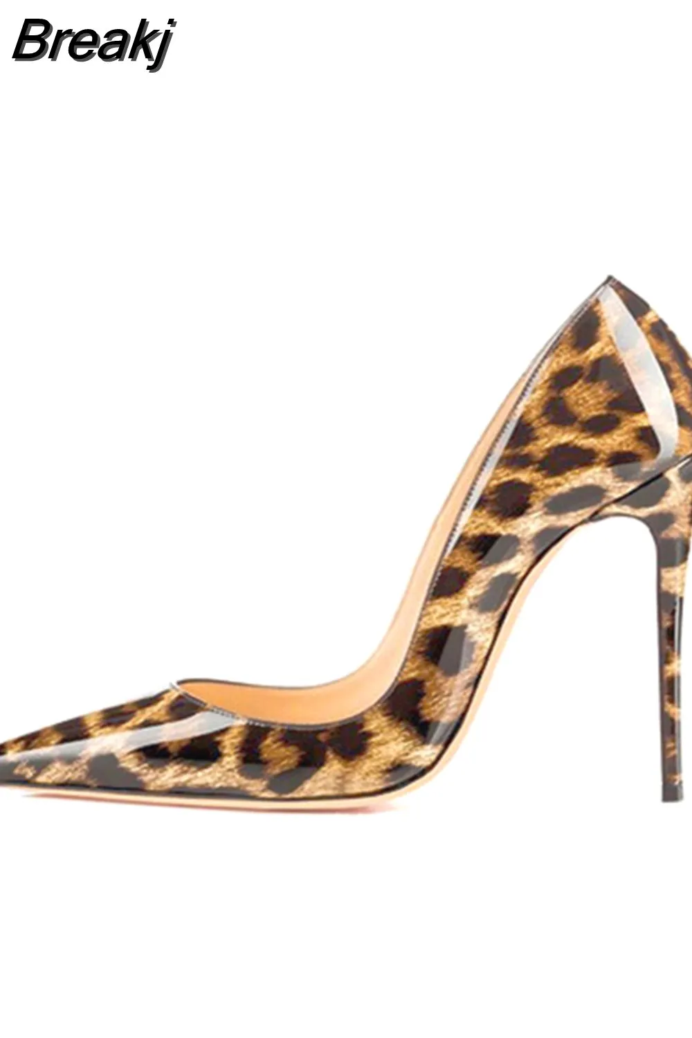 Breakj Print Sexy Women Pumps Shoes Women High Heels Pointed Toe Wedding Shoes 12cm Chaussure Femme QP023 ROVICIYA
