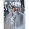 （2-Pack）Beautiful Street-Full Round Diamond Painting 30*40CM