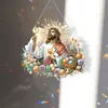 >SALE<Acrylic Jesus Easter Egg Single-Sided 5D DIY Diamond Painting Hanging Pendant