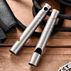 Outdoor Titanium Emergency Whistle EDC Whistle Necklace Pet Training Whistles