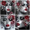 (US Local)4Pack Beauty-Special Shaped Diamond Painting Kit(40x40cm)