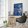 【Limited Stock Sale】To My Grandson Never Forget I Love You Quotes - Special Shaped Diamond Painting 30*40cm
