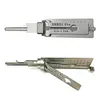 2-in-1 Stainless Steel Key Decoder Portable Precision Hook And Pickup Hand Tool