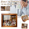 Anxiety Bookshelf Selected,miniature landscape miniature bookcase MINI bookcase.Gift for friends, antique style gift Study decoration.anxiet