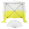 [US Local Warehouse] Pop Up Work Tent Waterproof Shade Canopy Tent 70.86x70.86x78.74in UV Resistant Emergency Shelter with Carrying Bag for Construction Site Outdoor Workshop Warehouse