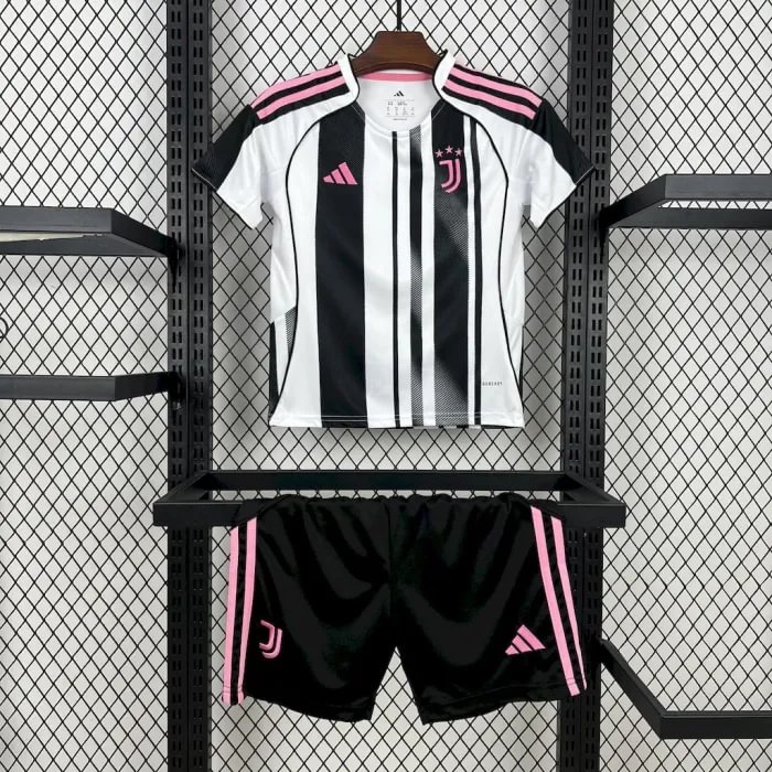 Kids  Juventus 25/26 Home Jersey Football Kit
