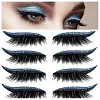 Eyeliner R&eacute;utilisable et Autocollants pour Cils (4 paires)