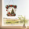 Christmas Special Shape Tree Diamond Painting Hanging Double Sided Effect Pendant for Home Decor