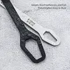 8-22mm universal plum blossom wrench universal double-head self-tightening adjustable wrench