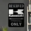 Kawasaki - Panneaux en &eacute;tain m&eacute;tallique(20*30cm/30*40cm) - Garage