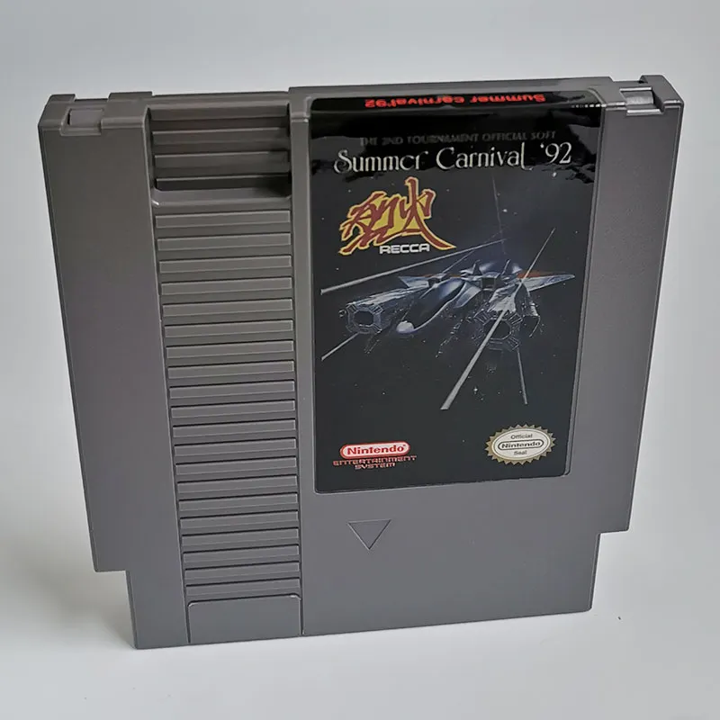  Summer Carnival '92 - Recca For Nintendo NES - 8 Bit Game Cartridge